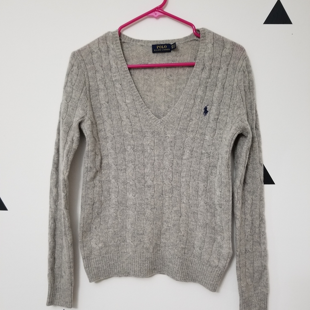 Ralph Lauren Wool Vneck Sweater